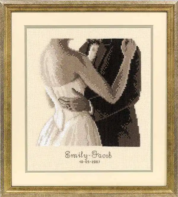 No Minimum Order To Have and To Hold Wedding Sampler Cross Stitch Kit By Vervaco