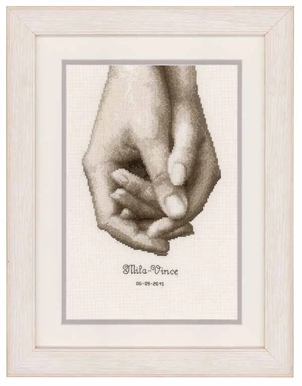 Hand in Hand Wedding Sampler Cross Stitch Kit By Vervaco Shop Now
