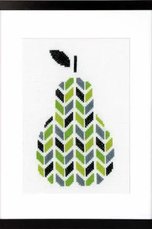 Warranty Included Pear Cross Stitch Kit By Vervaco