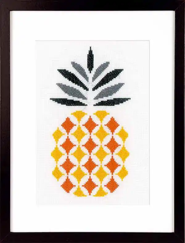 Shop Now Pineapple Cross Stitch Kit By Vervaco