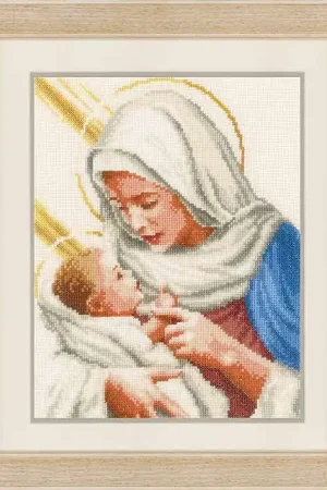 Top Pick Maria and Jesus Cross Stitch Kit By Vervaco