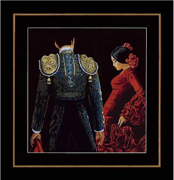 Dancing in Passion Cross Stitch Kit By Lanarte Price Drop
