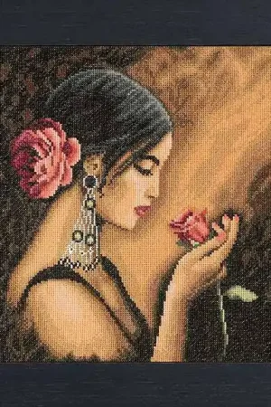 Spanish Beauty Cross Stitch Kit By Lanarte Price Cut