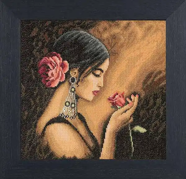 Spanish Beauty Cross Stitch Kit By Lanarte Price Cut