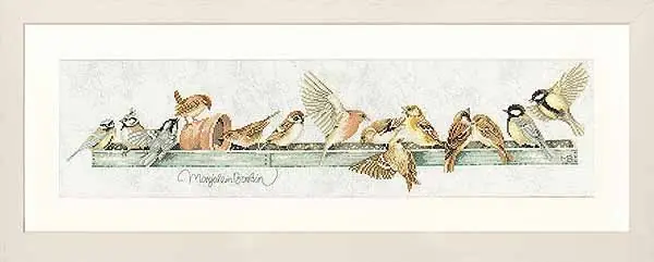 The Pecking Order Cross Stitch Kit By Lanarte Free Delivery