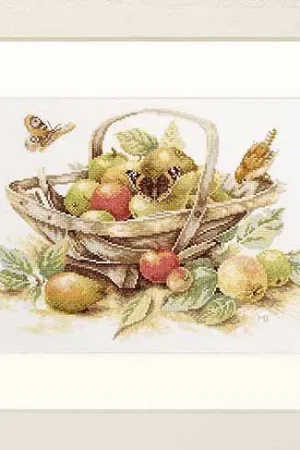 Summer Fruit Cross Stitch Kit By Lanarte Hot Picks