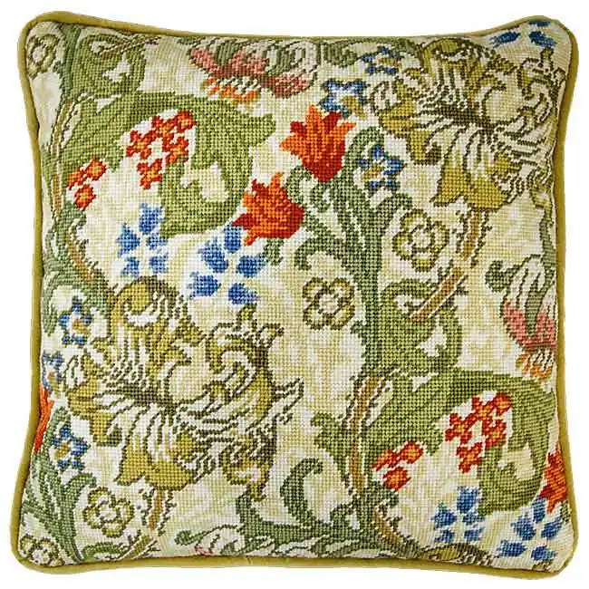 Modern Golden Lily William Morris Tapestry Kit By Bothy Threads