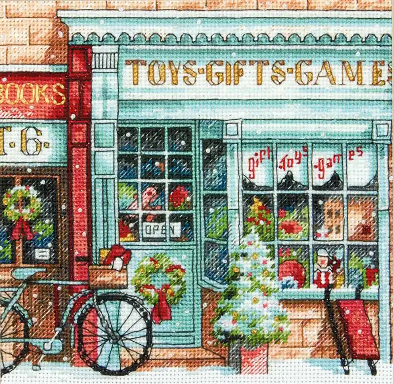 Top Pick Toy Shoppe Cross Stitch Kit by Dimensions
