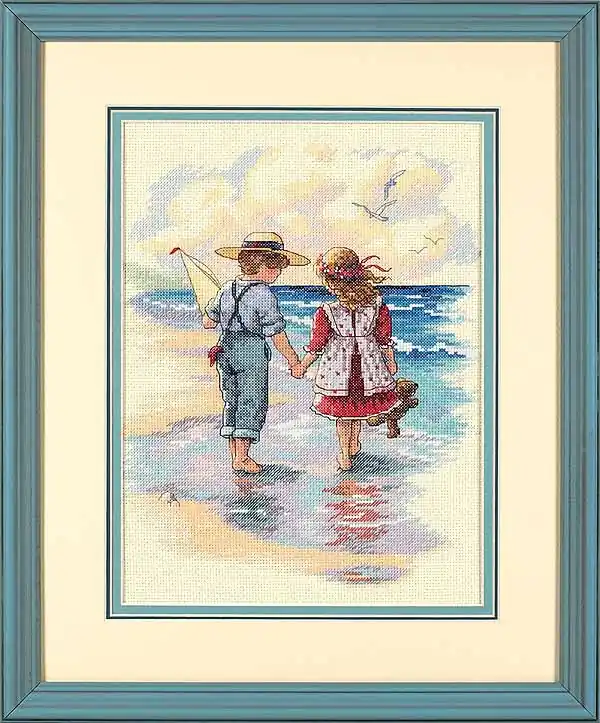 Affordable Holding Hands Cross Stitch Kit by Dimensions
