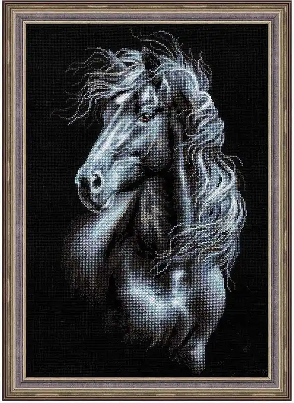 Breeze Through Mane Cross Stitch Kit By RIOLIS Hassle-Free Returns