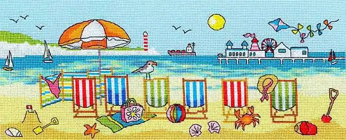 Deckchair Fun Cross Stitch Kit By Bothy Threads While Supplies Last