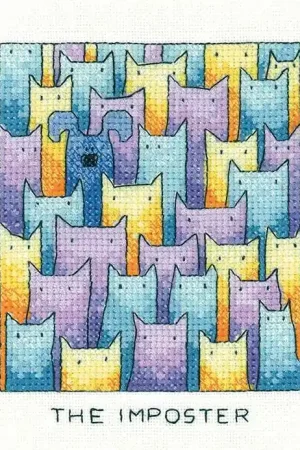 Original The Imposter Cross Stitch Kit by Heritage Crafts