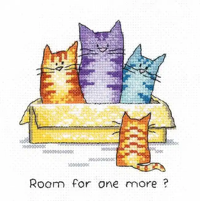 Free Delivery Room for One More Cross Stitch Kit by Heritage Crafts
