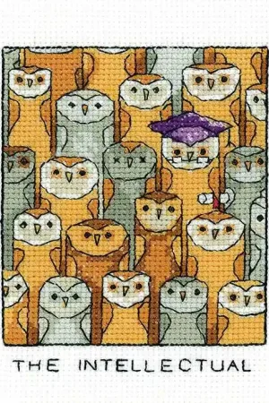 The Intellectual Cross Stitch Kit by Heritage Crafts Holiday Sale