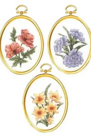 Popular Victorian Country Florals Embroidery Kit by Janlynn