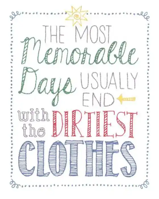 Most Memorable Days Embroidery Kit by Janlynn Brand New