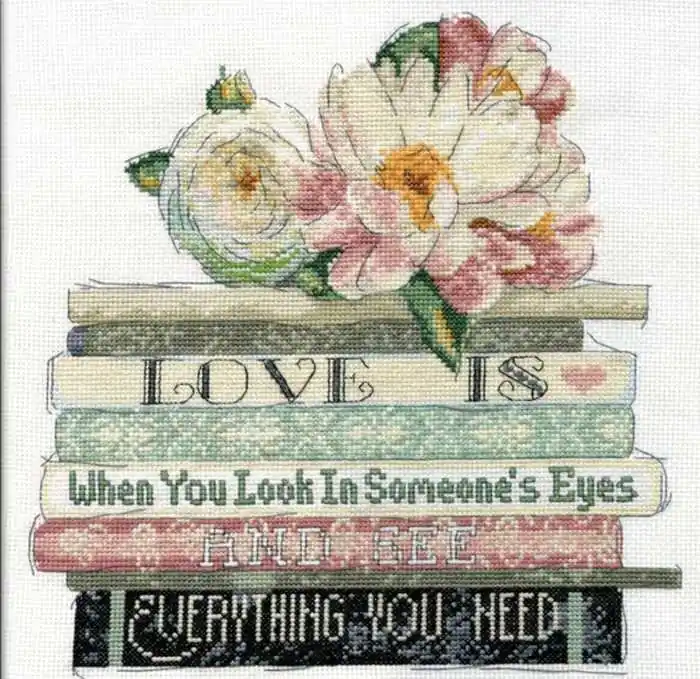 Love Is Cross Stitch Kit by Design Works Certified