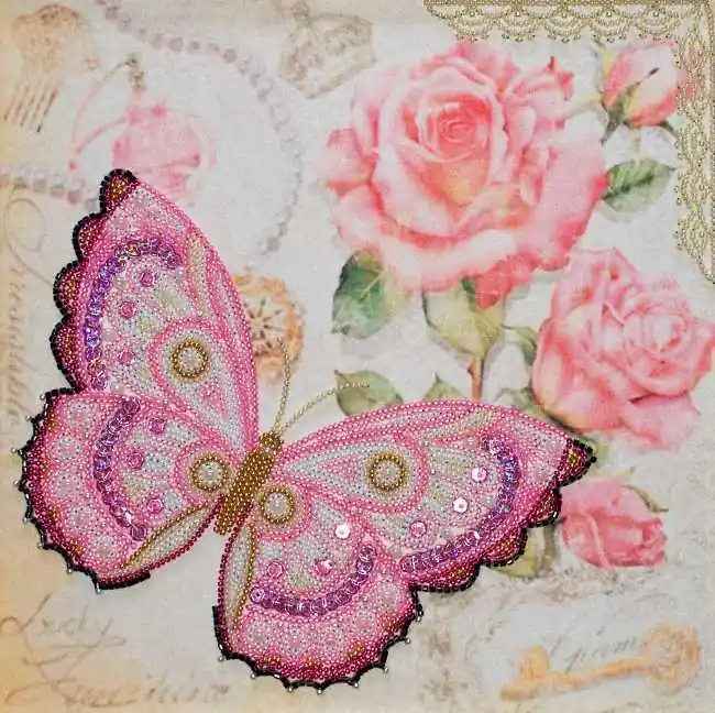 Secure Checkout Delicacy Bead Embroidery Kit by VDV