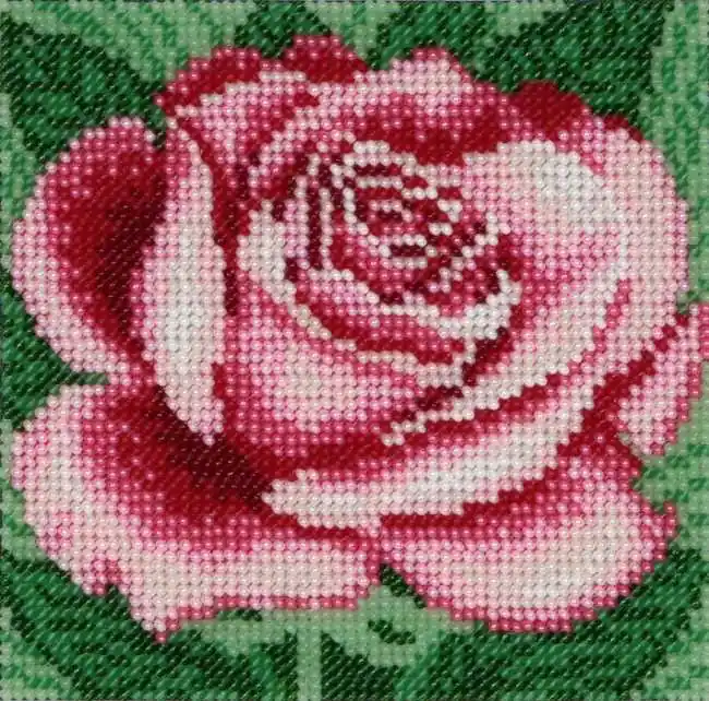 Rose Bead Embroidery Kit by VDV Reduced Price