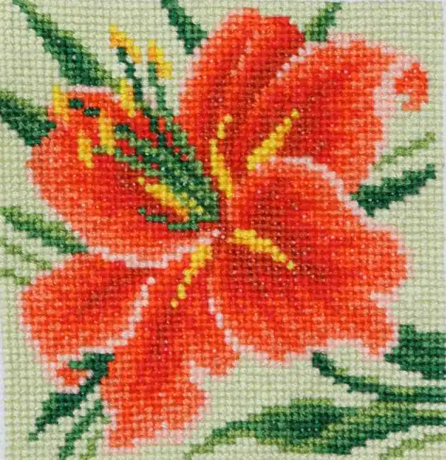 Premium Lily Bead Embroidery Kit by VDV