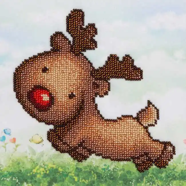 Deer Bead Embroidery Kit by VDV Special Offer