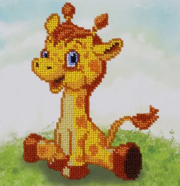 Giraffe Bead Embroidery Kit by VDV Hot Picks