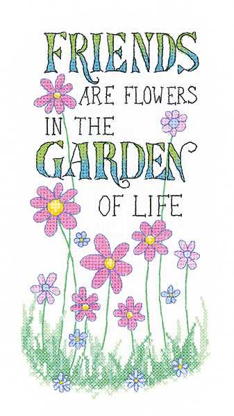 Exclusive Offer The Garden of Life Cross Stitch Kit by Heritage Crafts