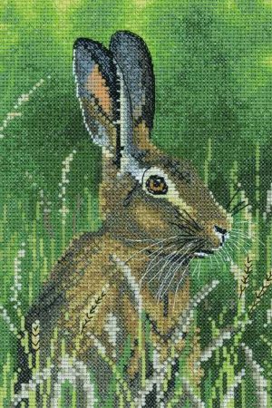Must Have Hare Cross Stitch Kit by Heritage Crafts