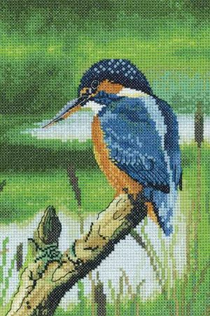 Kingfisher Cross Stitch Kit by Heritage Crafts Bulk Order