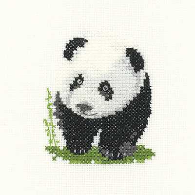 Exclusive Panda Cross Stitch Kit by Heritage Crafts