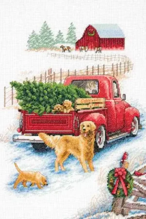 Winter Ride Cross Stitch Kit by Dimensions Fast Shipping
