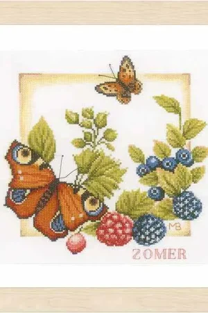 Summer Cross Stitch Kit By Lanarte Shop Now