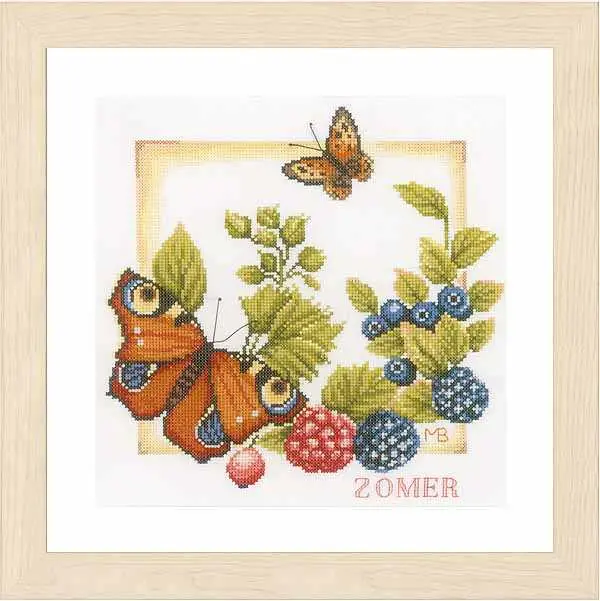 Summer Cross Stitch Kit By Lanarte Shop Now