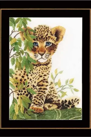 Bulk Order Little Panther Cross Stitch Kit By Lanarte