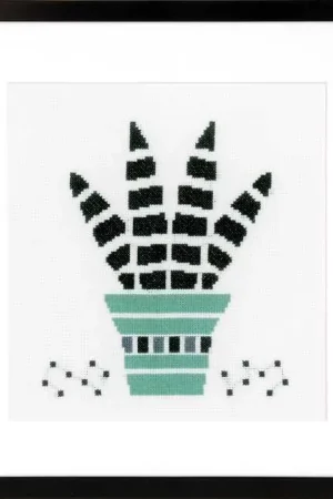 Secure Checkout Succulent Cross Stitch Kit by Vervaco