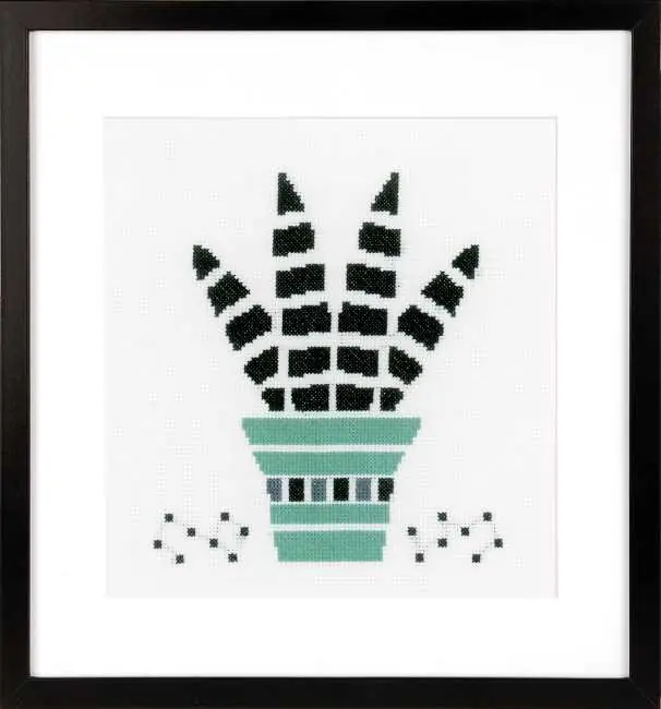 Secure Checkout Succulent Cross Stitch Kit by Vervaco