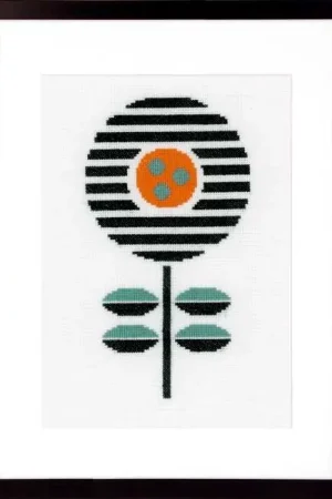 Abstract Flower Cross Stitch Kit by Vervaco Bulk Order
