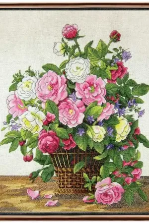 Roses Cross Stitch Kit by Janlynn Wholesale