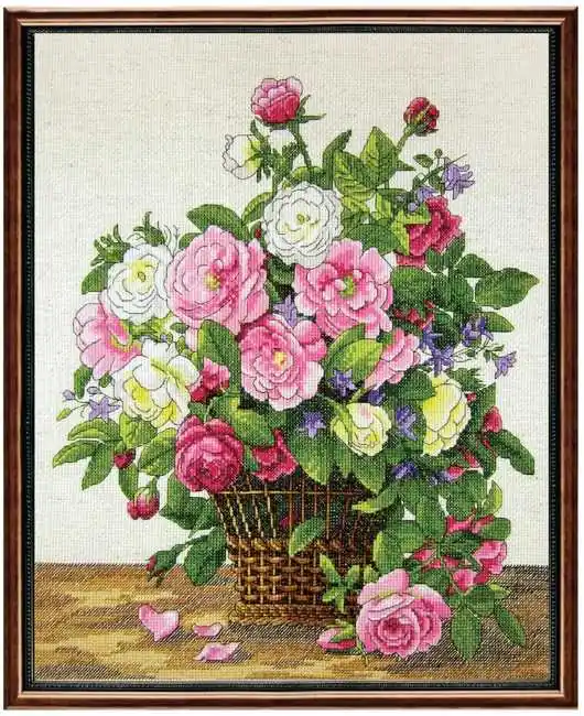 Roses Cross Stitch Kit by Janlynn Wholesale