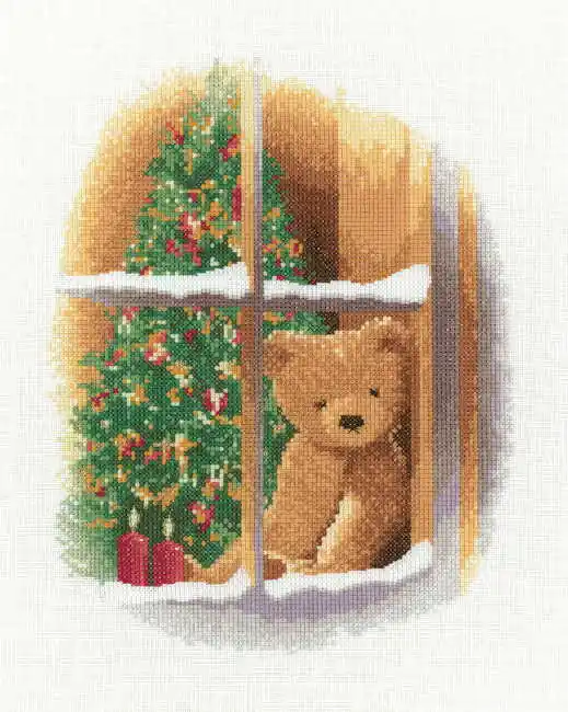 Exclusive Offer William at Christmas Cross Stitch Kit by Heritage Crafts