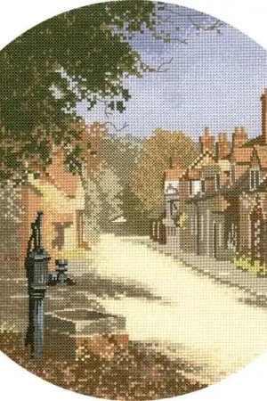 Viral The Old Pump Cross Stitch Kit by Heritage Crafts