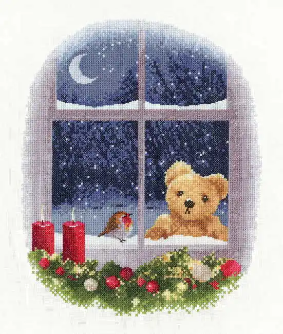 Limited Edition William and Robin Cross Stitch Kit by Heritage Crafts