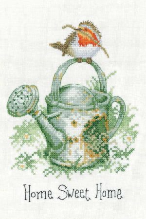 Home Sweet Home Cross Stitch Kit by Heritage Crafts Don’t Miss Out