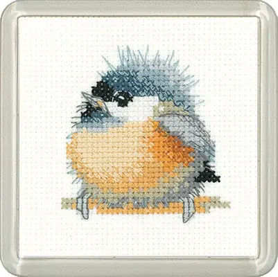 No Minimum Order Cheepy Cross Stitch Coaster Kit by Heritage Crafts