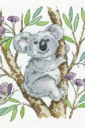 Top Pick Koala Cross Stitch Kit by Heritage Crafts