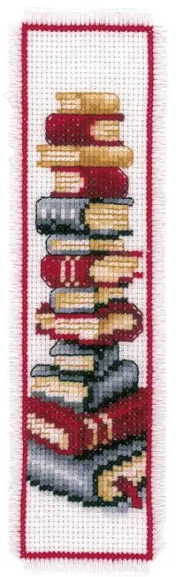 Viral Books Bookmark Cross Stitch Kit By Vervaco