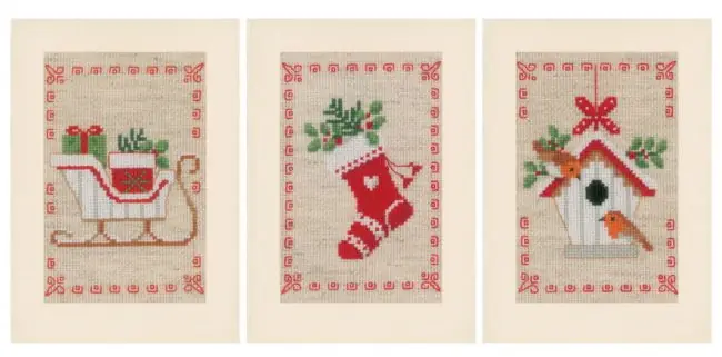 Top Rated Christmas Motifs Cross Stitch Christmas Card Kit By Vervaco