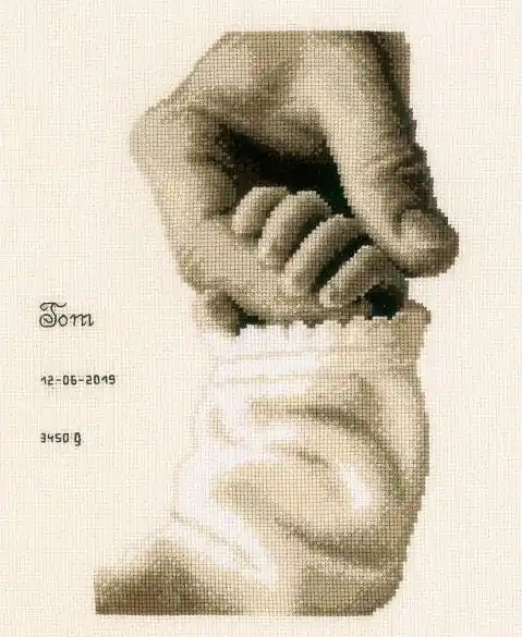 Shop Now Baby Love Birth Sampler Cross Stitch Kit By Vervaco