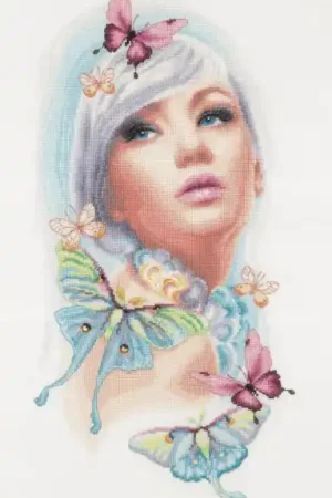 Butterfly Dreams Cross Stitch Kit By Lanarte Today Only