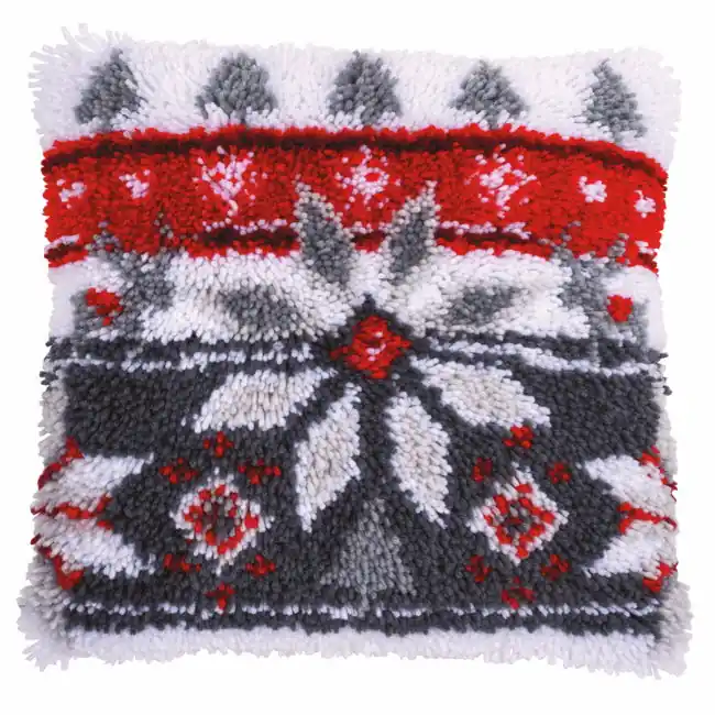 Today Only Scandinavian Star Latch Hook Cushion Kit By Vervaco